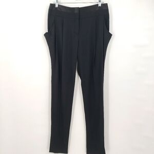 𝅺bcbgmaxazria Luzette Pleated Front Skinny Black Pants